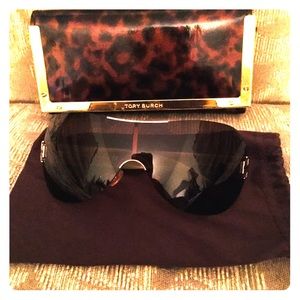 Tory Burch Polarized Brown Sunglasses